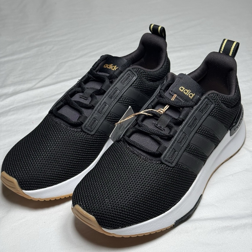 Adidas Racer TR21 Black White Running Shoes Womens‎ US 5.5 Sneakers